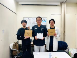 院長、堤先生、今村先生いつもありがとうございます